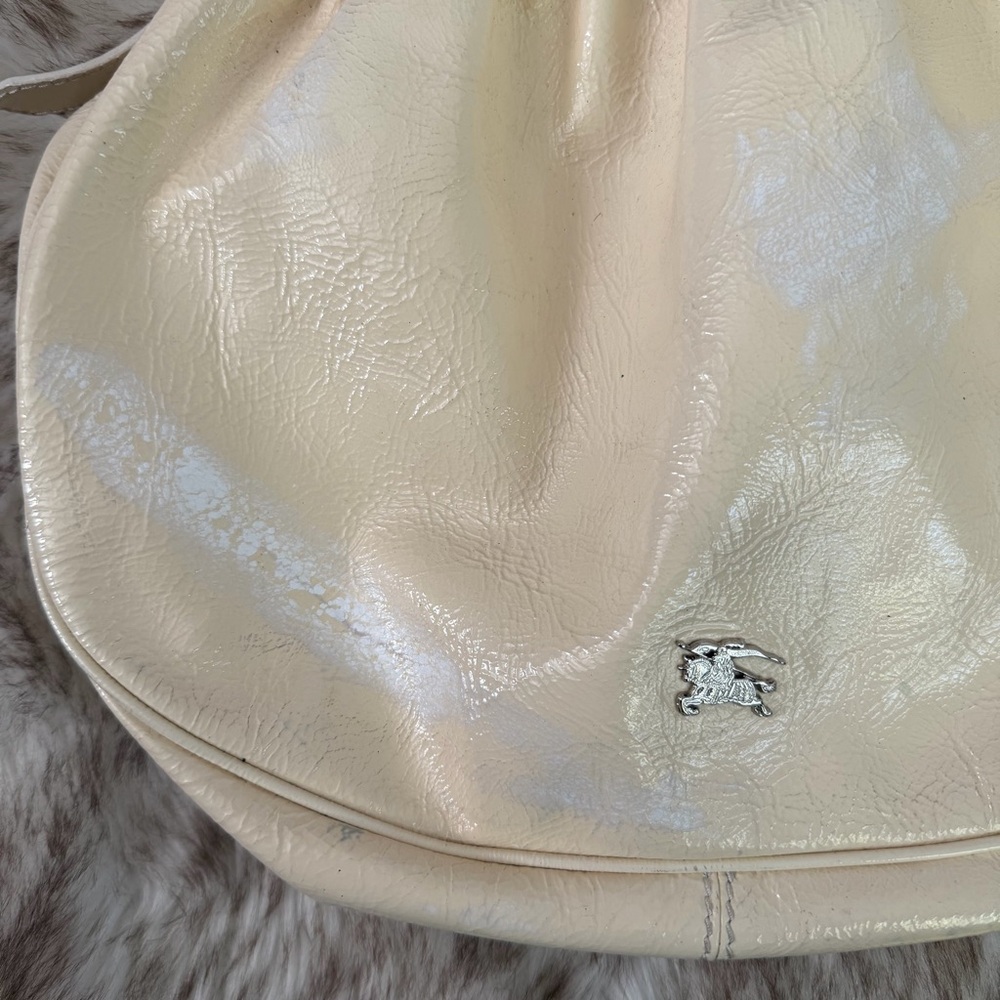 Burberry Patent Leather Shoulder Bag Project Bag TLC damaged - Picture 2 of 15